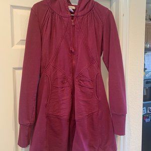Prairie Underground Small Burgundy Cloak Hoodie